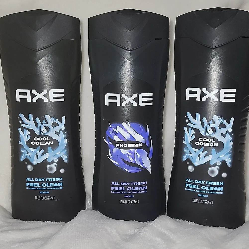 Axe Body Wash Set - Cool Ocean and Phoenix